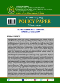 Isu Aktual Lektur dan Khazanah Pendidikan Keagamaan