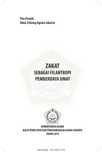 Zakat Sebagai Filontropi Pemberdayaan Umat