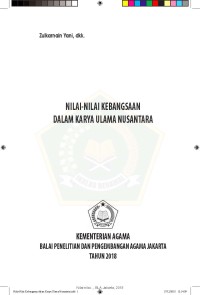 Nilai-Nilai Kebangsaan dalam Karya Ulama Nusantara