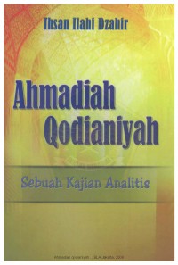 Ahmadiah Qodariyah, Sebuah Kajian Analitis