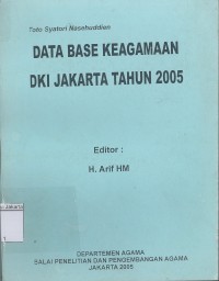 Image of Data Base Keagamaan DKI Jakarta Tahun 2005