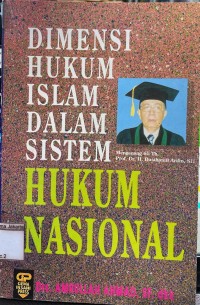 Image of Dimensi Hukum Islam Dalam Sistem Hukum Nasional