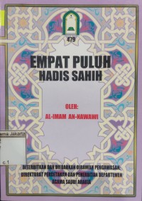 Empat Puluh Hadis Sahih