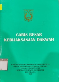 Garis Besar Kebijaksanaan Dakwah