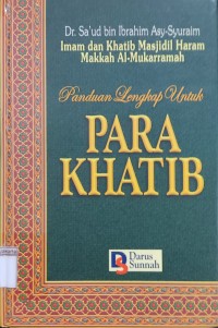 Panduan Lengkap Untuk Para Khatib