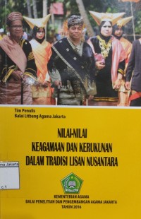 Nilai-nilai Keagamaan dan Kerukunan dalam Tradisi Lisan Nusantara