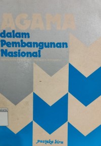 Agama dalam Pembangunan Nasional