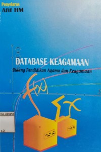 Database Keagamaan Bidang Pendidikan Agama dan Keagamaan