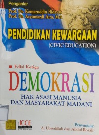 Pendidikan Kewargaan Demokrasi Hak Asasi Manusia dan Masyarakat Madani