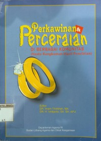 Perkawinan Perceraian Di Berbagai Komunitas (Suatu Rangkuman Hasil Penelitian)