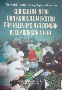 Kurikulum Intra dan Kurikulum Ekstra dan Relevansinya dengan Pekembangan Lokal