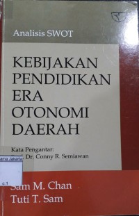 Image of Kebijakan Pendidikan Era Otonomi Daerah