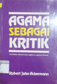 Image of Agama Sebagai Kritik