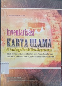 Inventarisasi Karya Ulama di Lembaga Pendidikan Keagamaan