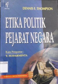 Etika Politik Pejabat Negara