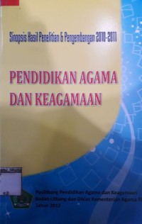 Pendidikan Agama dan Keagamaan