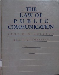 The Law of Public Communication