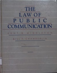 The Law of Public Communication