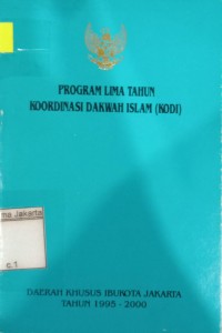 Program Lima Tahun Koordinasi Dakwah Islam(Kodi)