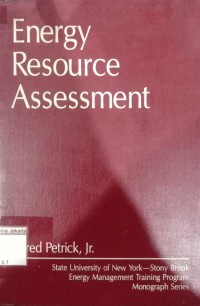 Energy Resource Assessment