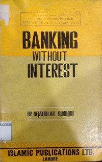 Banking Without Interest