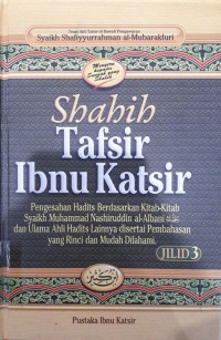 Shahih Tafsir Ibnu Katsir; Juz 6-9 Surah Al-Maa'idah Surah Al-An'Aam Surah Al-A'raaf Jilid 3