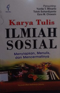 Karya Tulis Ilmiah Sosial