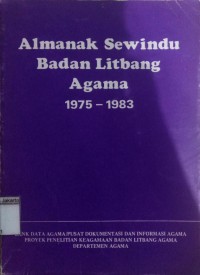 Almanak Sewindu Badan Litbang Agama 1975-1983