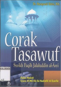 Corak Tasawuf: Syeikh Faqih Jalaluddin Al - Asyi 