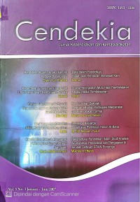 Image of Jurnal Kependidikan dan kemasyarakatan Cendekia Vol. 5, No, 1, (2007),  Januari Juni 2007