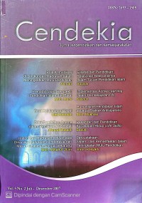 Image of Jurnal Kependidikan dan kemasyarakatan Cendekia Vol. 5, No, 2, (2007),  Juli Desember 2007