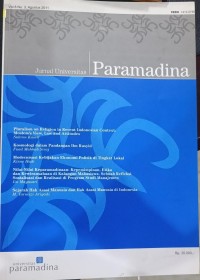 Image of Paramadina : jurnal universitas Vol. 8 No. 3 Agustus 2011