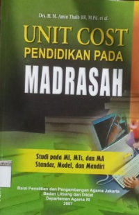 Unit Cost Pendidikan Pada Madrasah