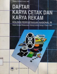 Daftar Karya Cetak Dan Karya Rekam