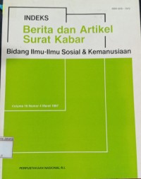 Indeks Berita Dan Artikel Surat Kabar