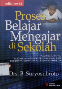 Proses Belajar Mengajar di Sekolah