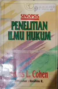 Image of Sinopsis Penelitian Ilmu Hukum